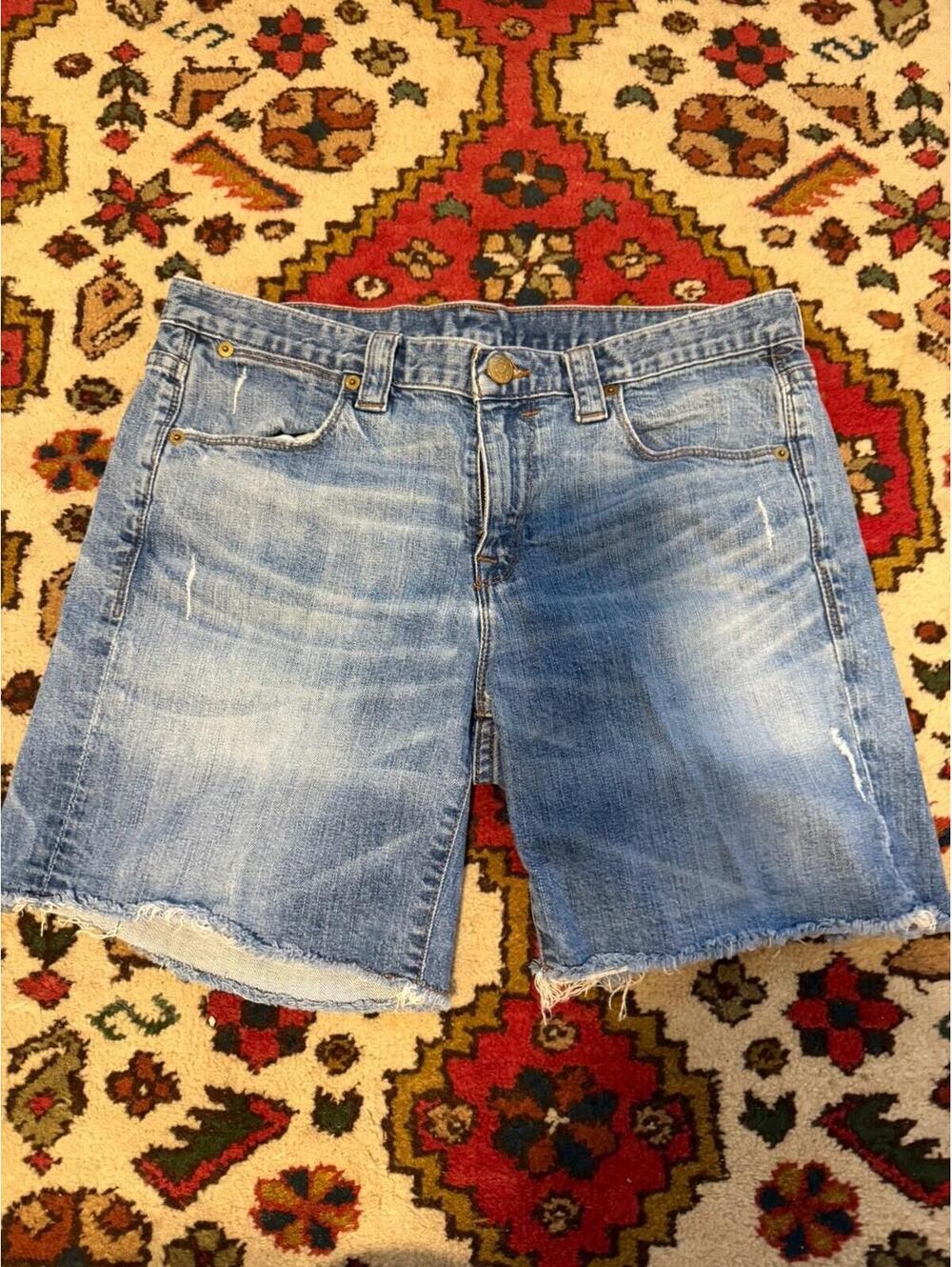 J.CREW Women's Blue Denim Bermuda Shorts 28